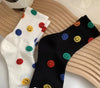 Smiley Socken aus Baumwolle – Unisex Socken im Street- & Harajuku-Stil