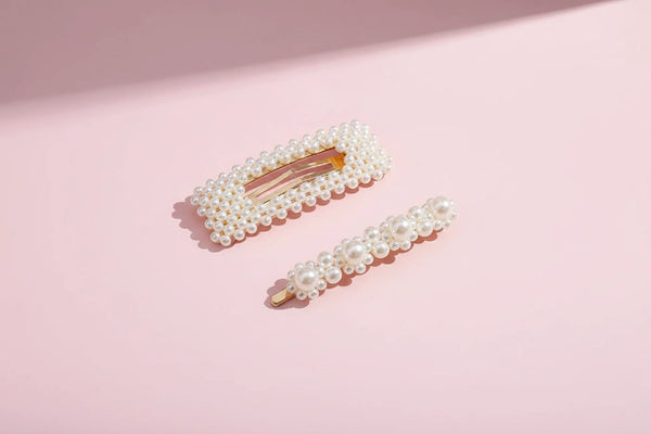 Perlen-Haarspangen im 2er-Set – Eleganter Haarschmuck für Alltag & Festlichkeiten