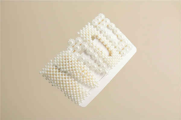 Perlen-Haarspangen im 2er-Set – Eleganter Haarschmuck für Alltag & Festlichkeiten