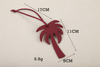 Trendiger Taschenanhänger Palme - PU Leder Schlüsselanhänger