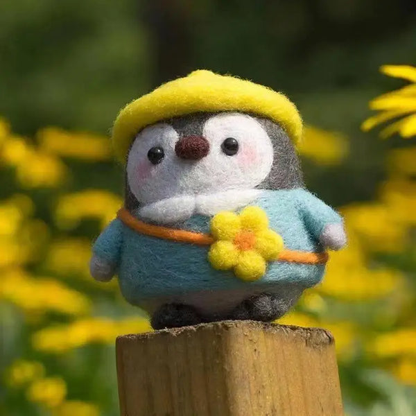 Pinguin Filz DIY Set (23 Designs) – Wollfilz-Set für handgemachte Puppen