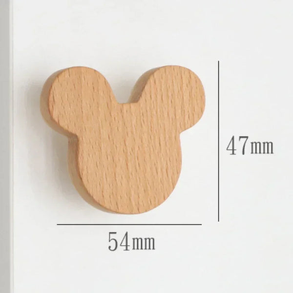 Holz Wandhaken Tiermotiv – Dekorativer Schlüsselhaken & Kleiderhaken aus Massivholz