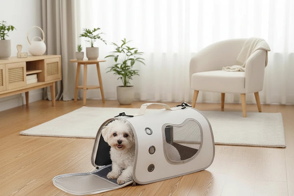 Faltbare Haustier Tragetasche – Atmungsaktive Transporttasche für kleine Hunde und Katzen