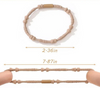 20 Stück Haarbänder & Armband-Haargummis – Boho Stil, Dehnbar