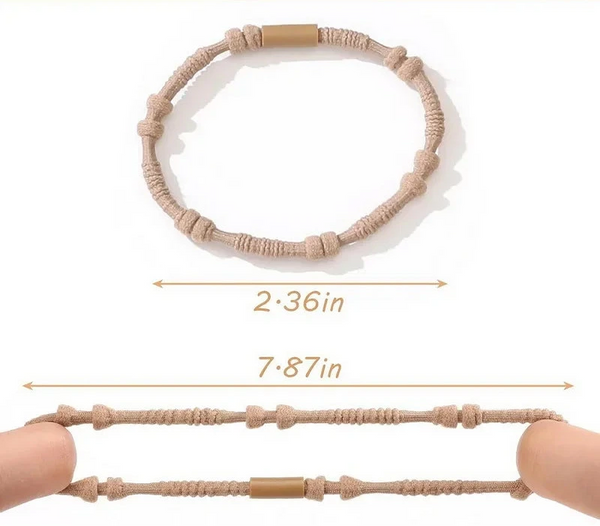20 Stück Haarbänder & Armband-Haargummis – Boho Stil, Dehnbar