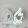 Silikonform – Abstrakte Denkerfiguren für Kerzen-, Beton- & Resin-Guss