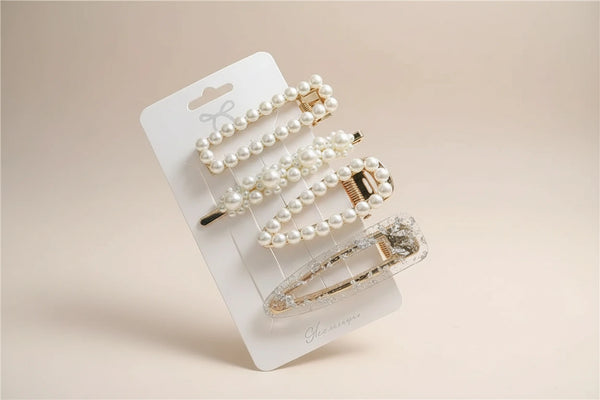 Perlen-Haarspangen im 2er-Set – Eleganter Haarschmuck für Alltag & Festlichkeiten