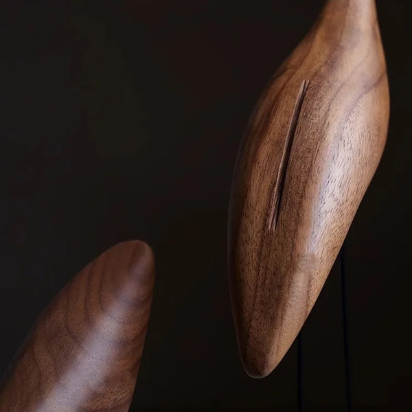 Nordische Holzfiguren – Massivholz Miniaturen & kreative Tischdekoration für Wohnzimmer