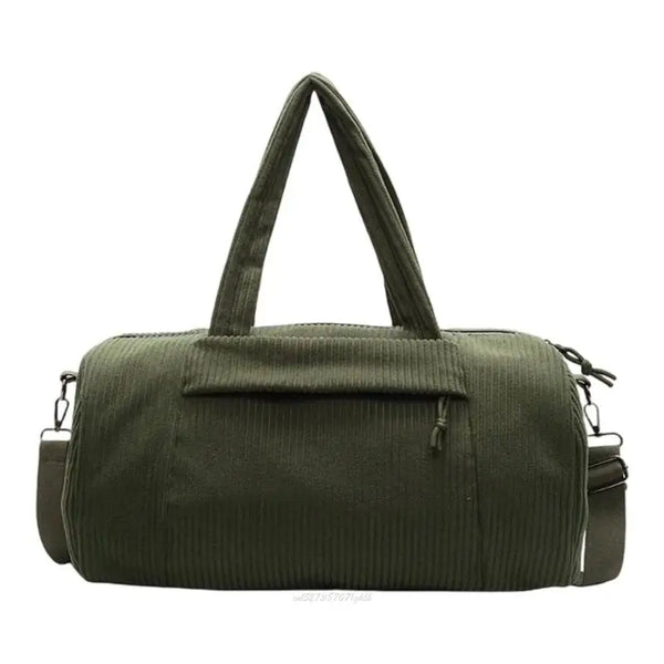 Cord-Reisetasche – Geräumige, leichte Sport- & Crossbody-Tasche