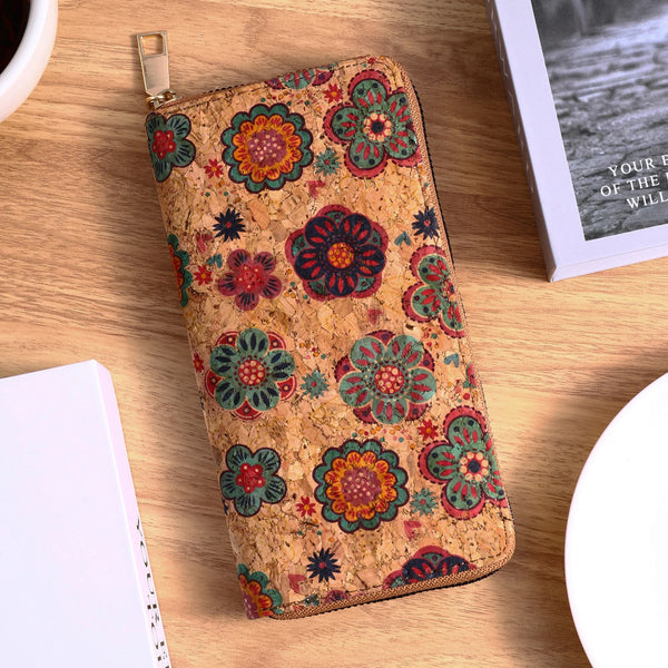 Retro-minimalistische lange Brieftasche – Multifunktionale Geldbörse mit großem Kartenfach